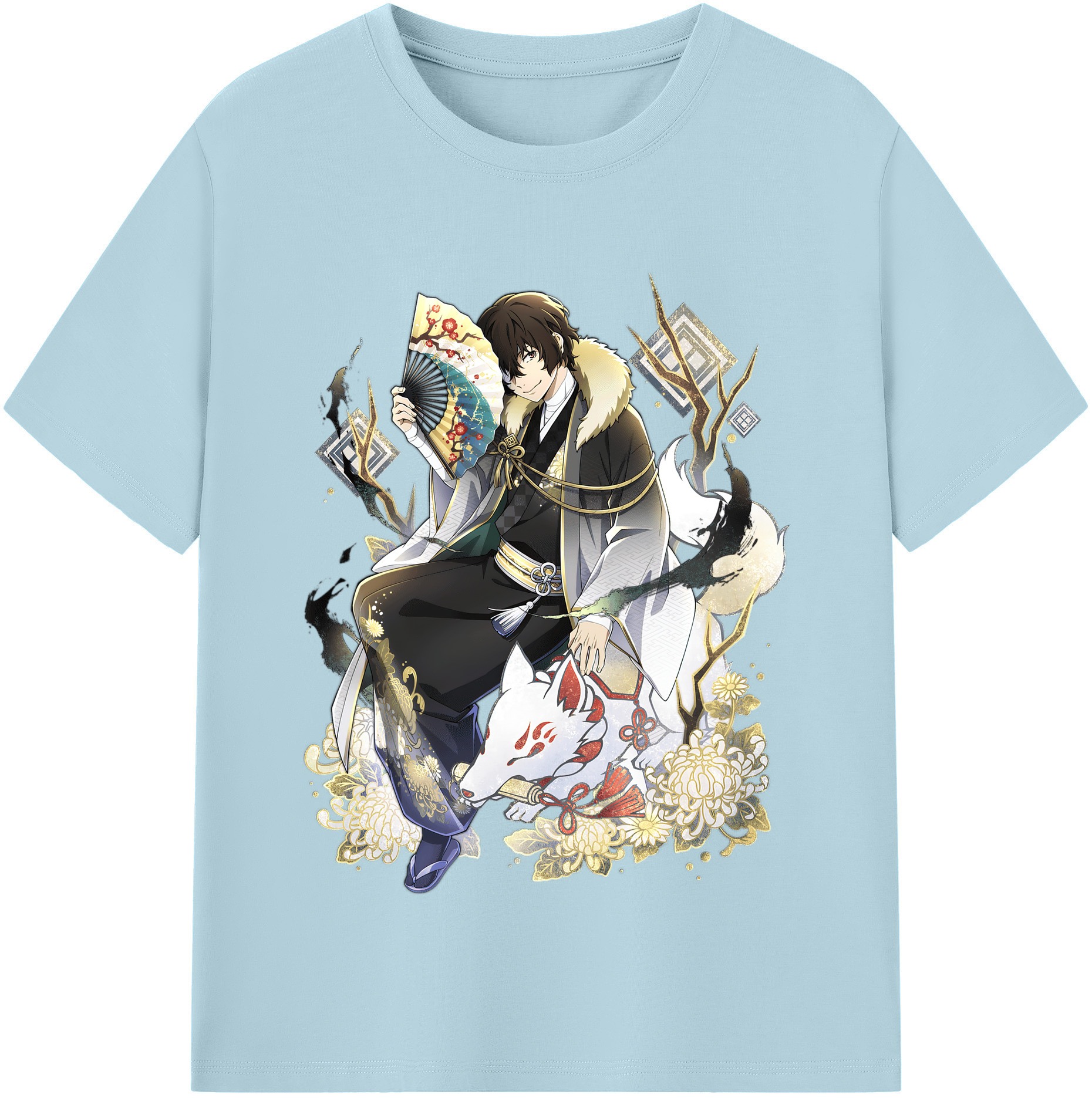 （画像用） 文豪ストレイドッグス Bungo Stray Dogs 綿100％半袖Tシャツ（フロントプリント）